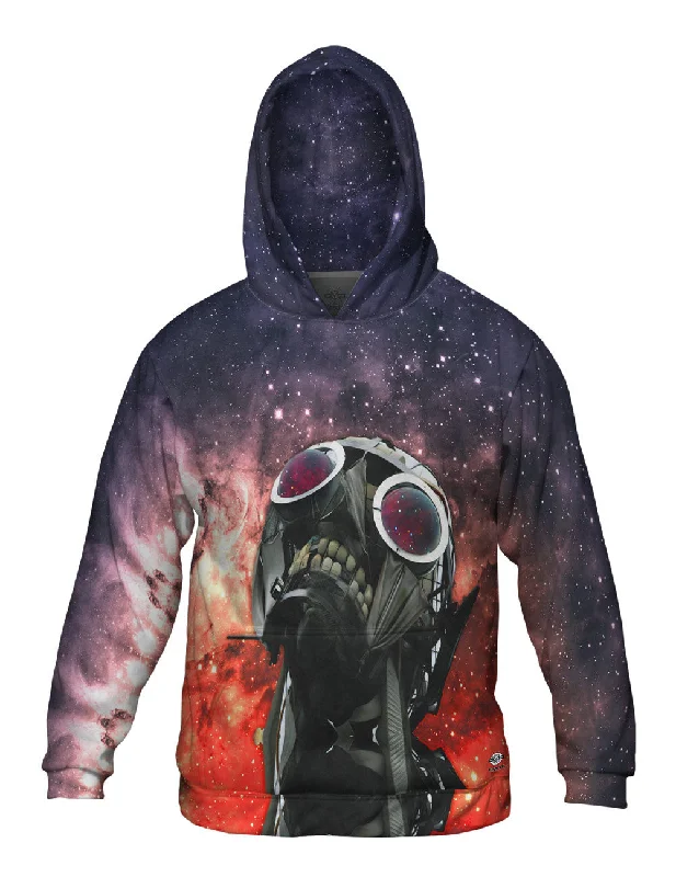 Hoodie-Fleece-Humanity Wont Compute Space Galaxy