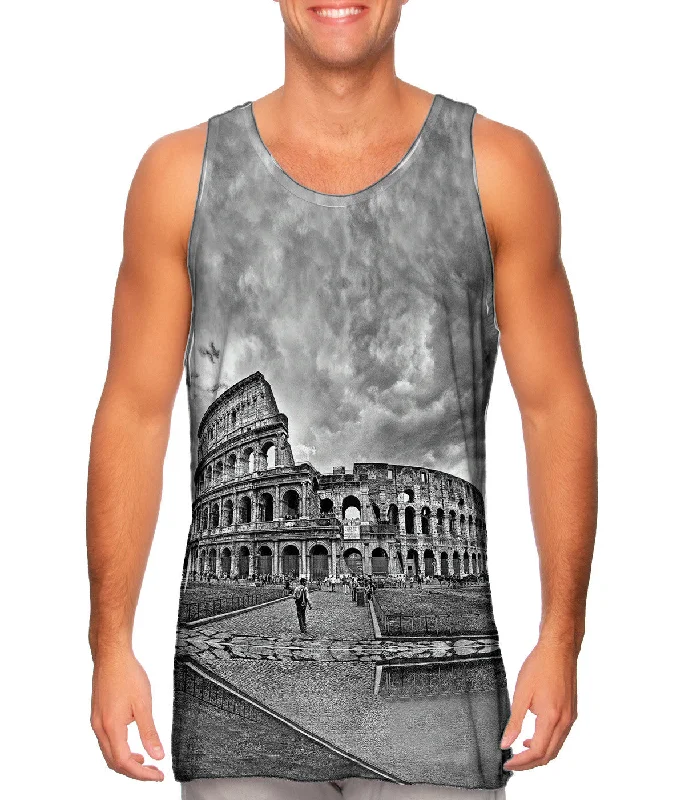 Tank-Top-Round-Neck-Bw Colosseum Rome