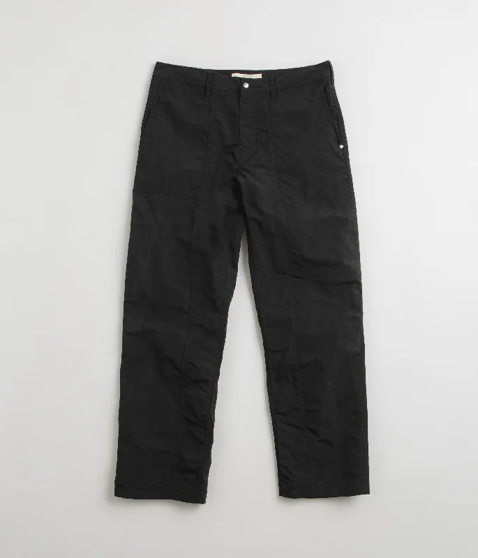 Pants-Nylon-Norse Projects Sigur Waxed Nylon Fatigue Pants - Dark Navy