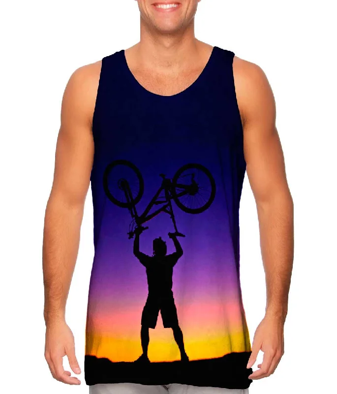 Tank-Top-Slim-Fit-Biker Sunset Victory