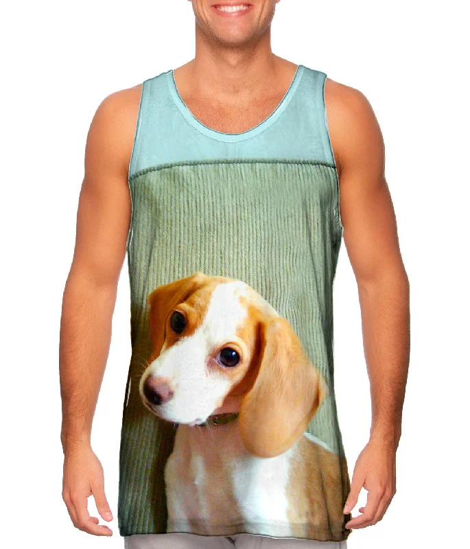 Tank-Top-Nylon-Bashful Little Beagle