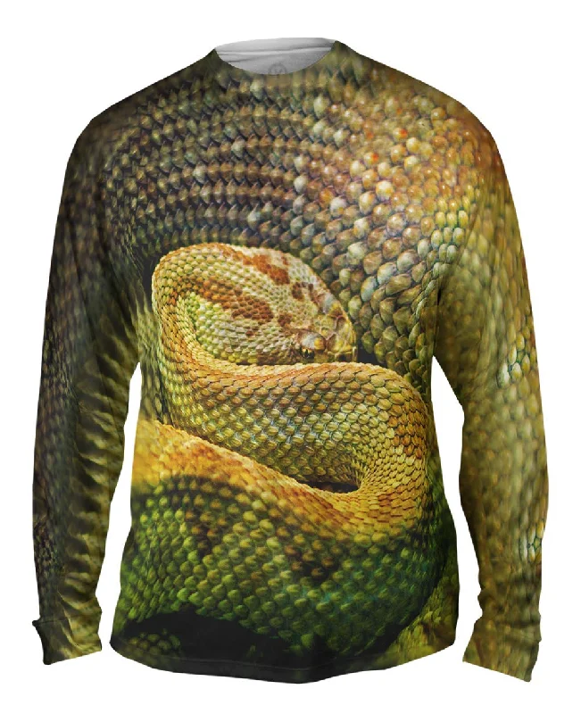 Long-Sleeve-Printed-Watchful Rattle Snake