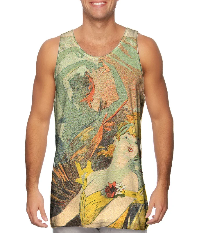 Tank-Top-Cotton-Danseur Colore de Nouveau (Colorful Dancer)