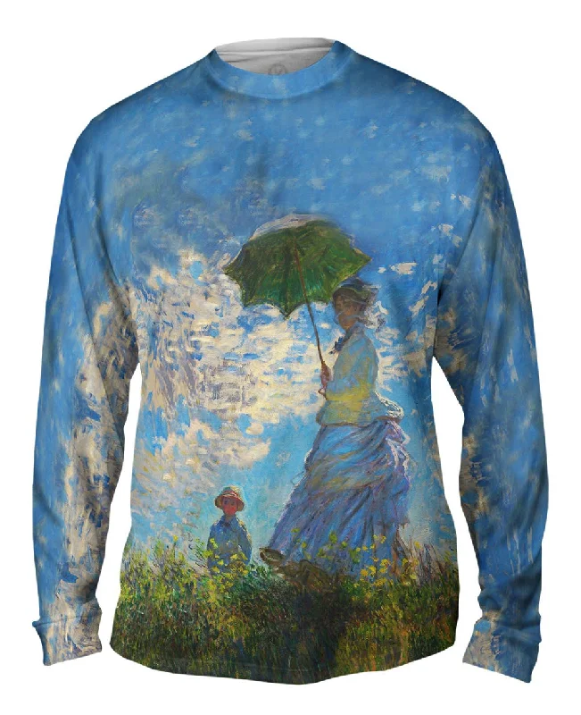 Long-Sleeve-Bamboo-Monet -"Woman with a Parasol" (1875)