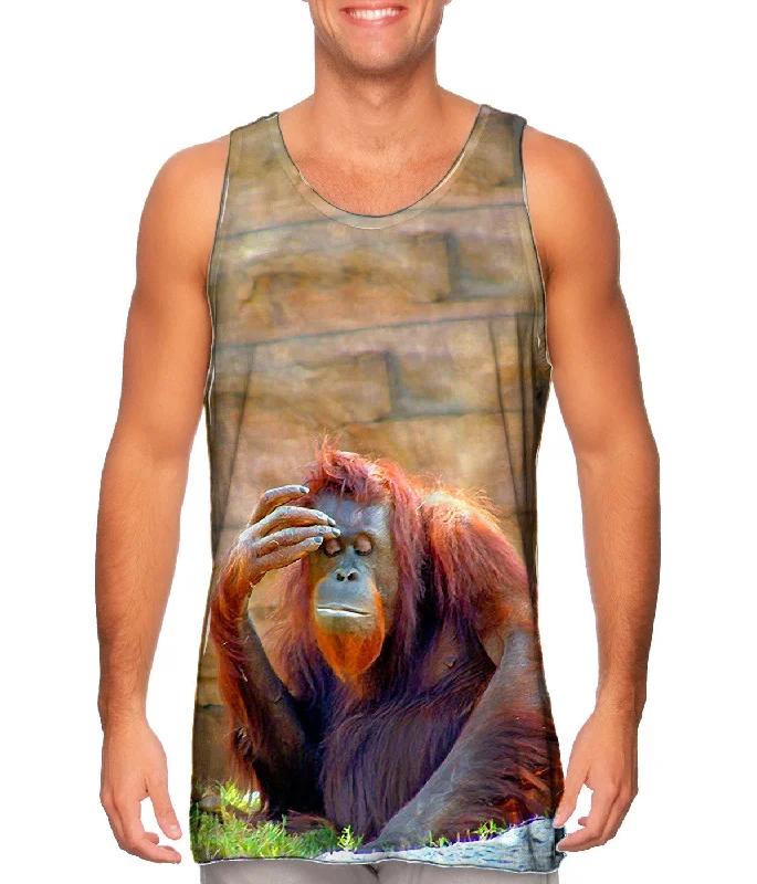 Tank-Top-Urban-Style-Did I Leave The Stove On Chimp