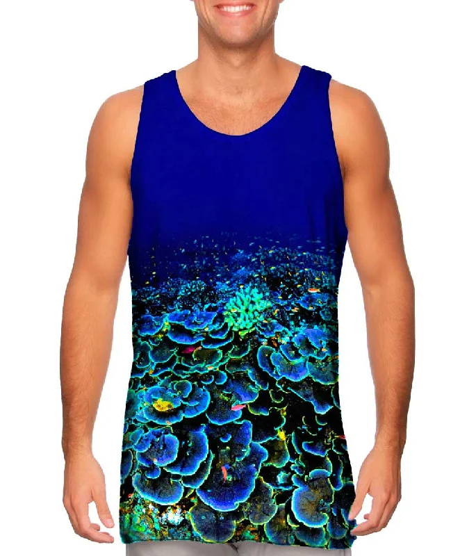 Tank-Top-Cotton-Coral Reef Color Eruption