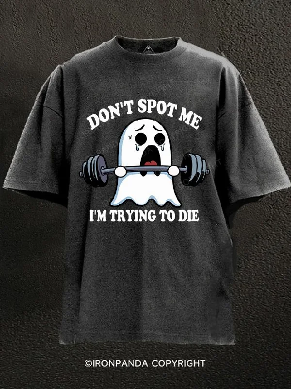 T-Shirt-Workwear-Don't spot me Washed Gym Shirt