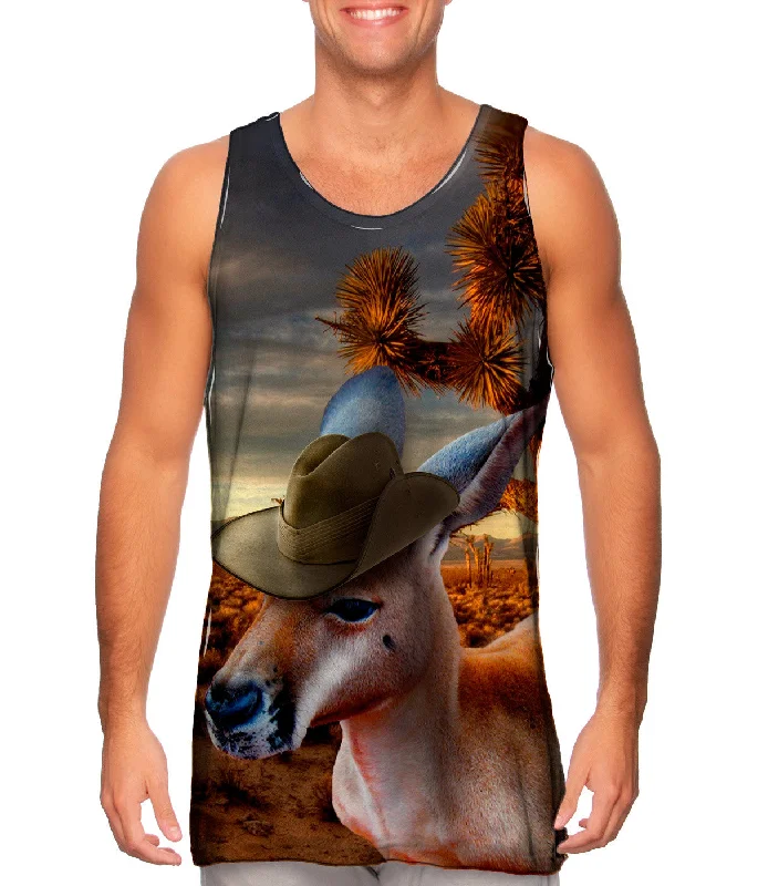 Tank-Top-Retro-Crocodile Dundee Kangaroo