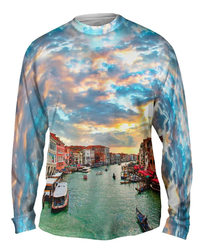 Long-Sleeve-Hooded-Italian Venice Canal