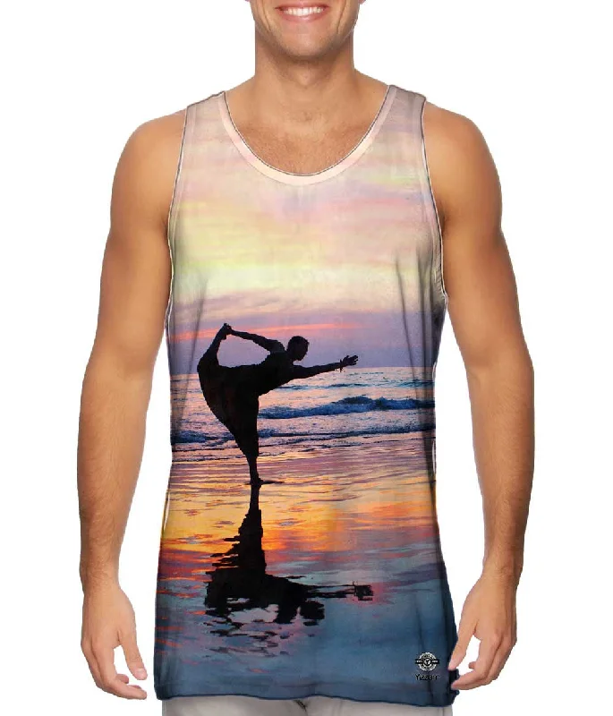 Tank-Top-Premium-Dancer On The Sunset Beach