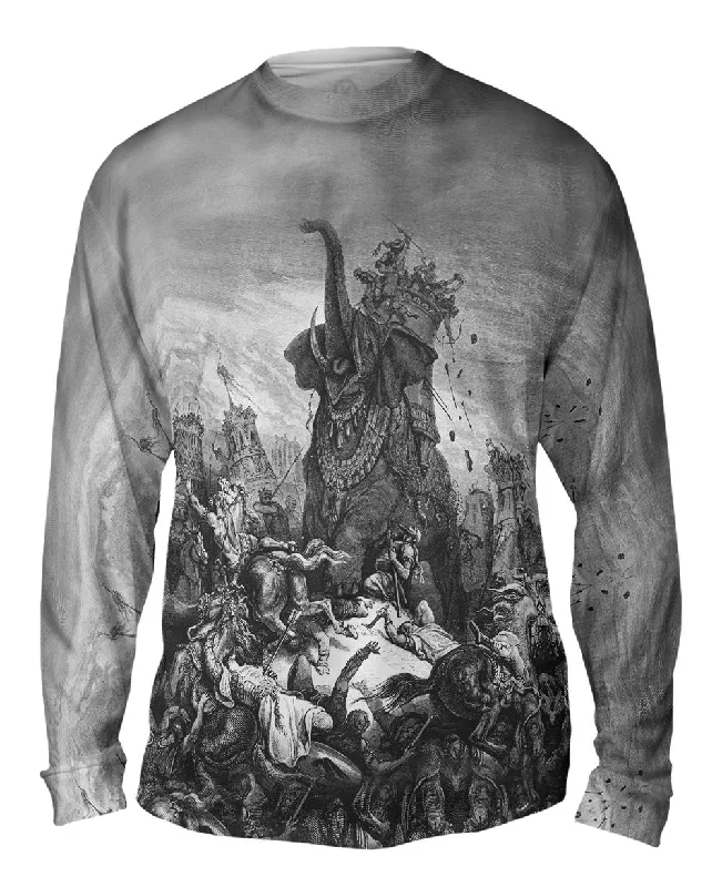 Long-Sleeve-Hemp-Gustave Dore - "Death Of Eleazer" (1866)