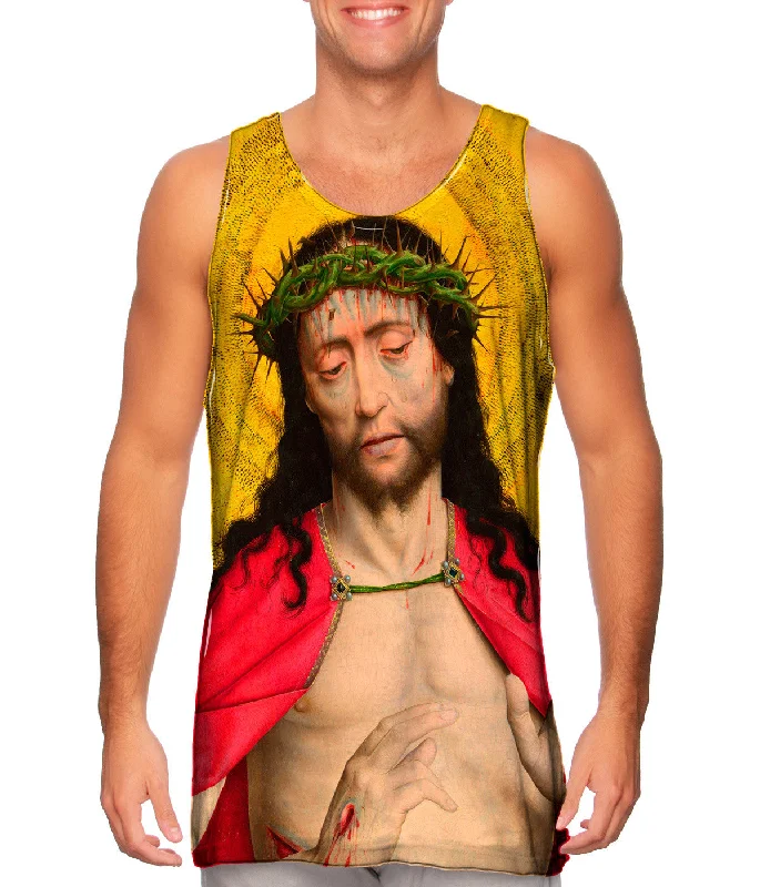 Tank-Top-Printed-Dirk Bouts - "Christ Crowned with Thorns" (1470)