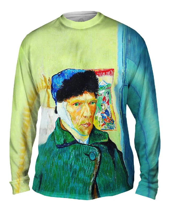 Long-Sleeve-Durable-Moustache Hipster Vincent Van Gogh Self Portrait With Bandaged Ear