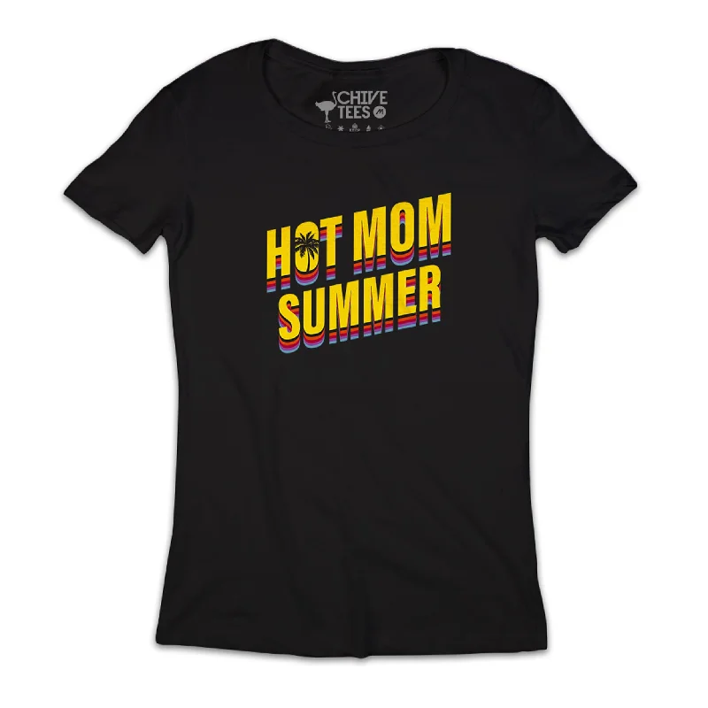 T-Shirt-Fleece-Hot Mom Summer Tee