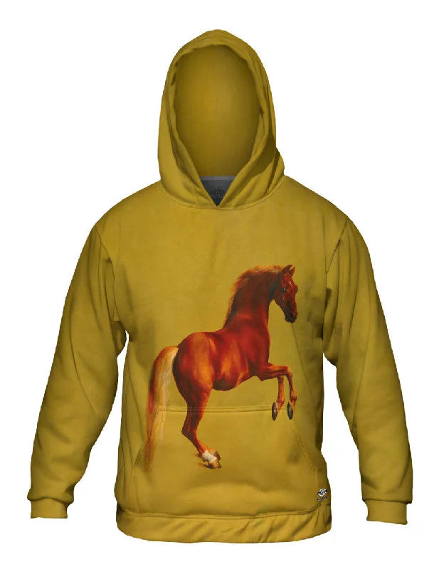 Hoodie-Grey-George Stubbs - "Whistlejacket " (1762)