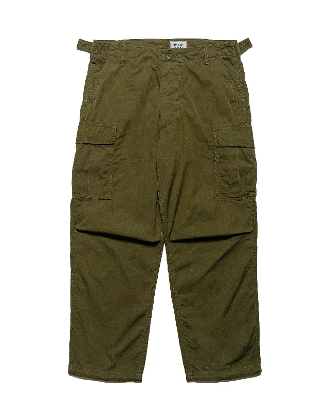 Pants-Couple-The Corona Utility FP006 Fatigue Slacks 'Jungle Slacks' Army Nylon/Cotton Blocks Olive Green