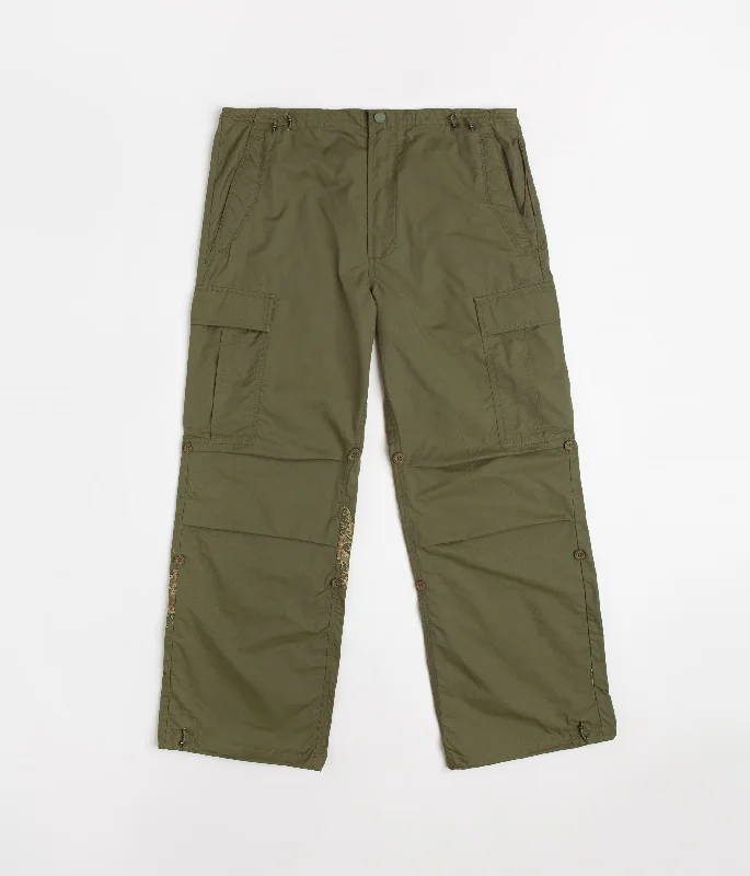 Pants-Drawstring-Maharishi Peace Cargo Snopants - Olive