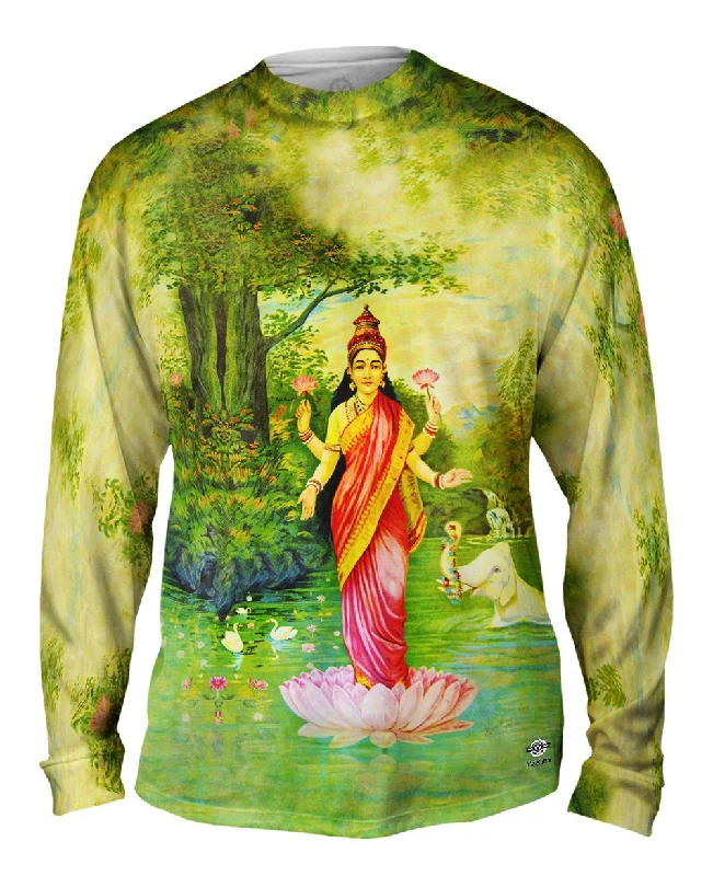 Long-Sleeve-Windproof-Raja Ravi Varma - "Lakshmi"