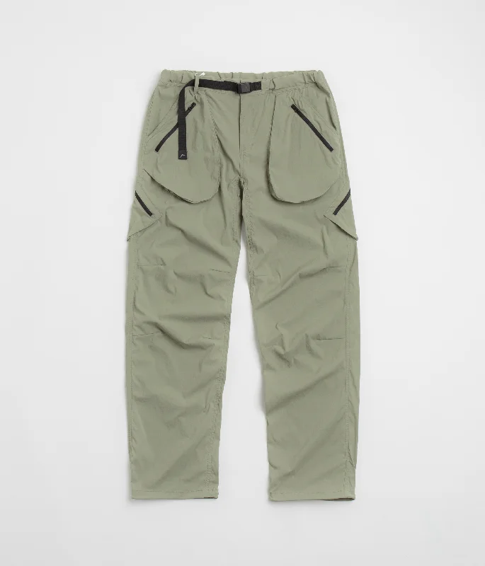 Pants-Low-Waisted-Cayl Out Pocket Pants - Olive