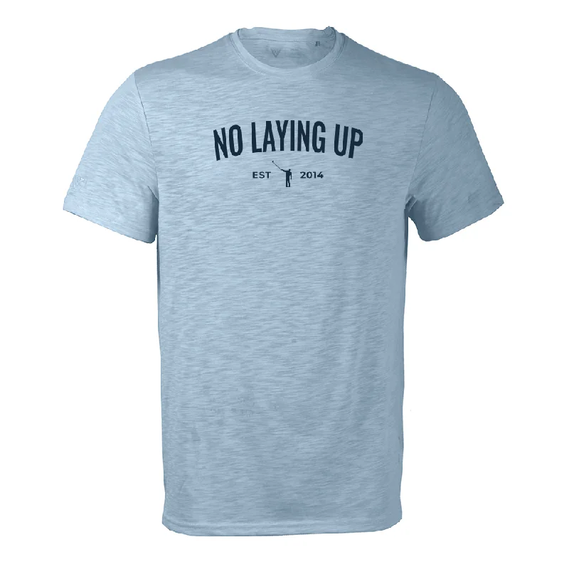 T-Shirt-Oversized-NLU Collegiate T-Shirt by Levelwear | Light Blue