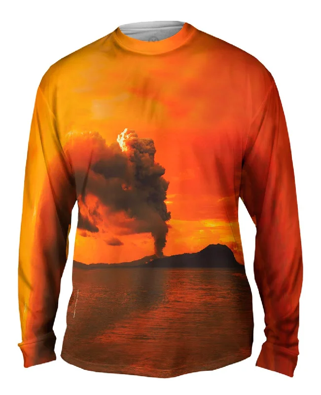 Long-Sleeve-Vegan-Volcano Eruption Tavurvur