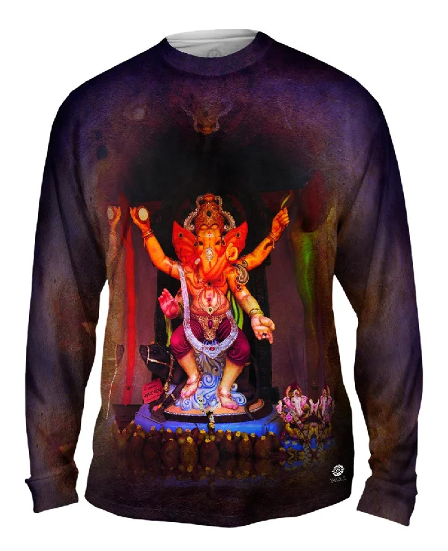 Long-Sleeve-Hiking-Kirti Krishna Badkundri - "Lord Ganesha Idol Karnataka"