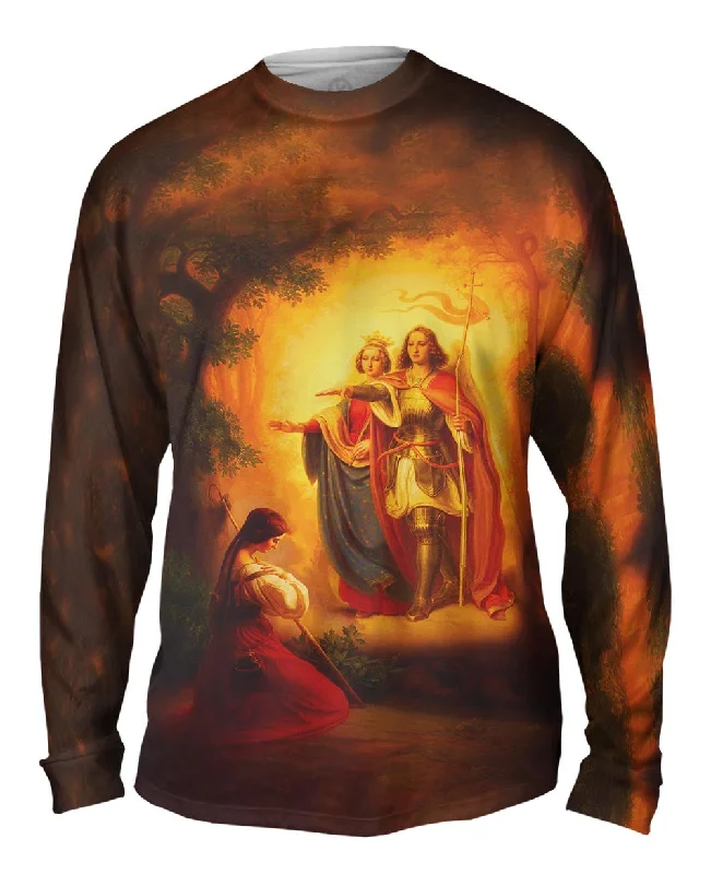 Long-Sleeve-Stylish-The Maid of Orléans - "Joan Of Arc And The Angels" (1843)