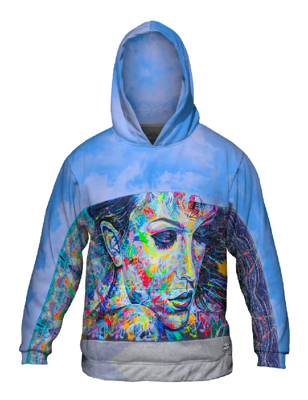 Hoodie-Boho-Paint Splashes Woman Graffiti Art Basel Miami 2013