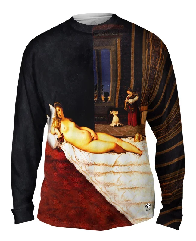 Long-Sleeve-Basketball-Venus of Urbino - "Tiziano Vecellio" (1538)