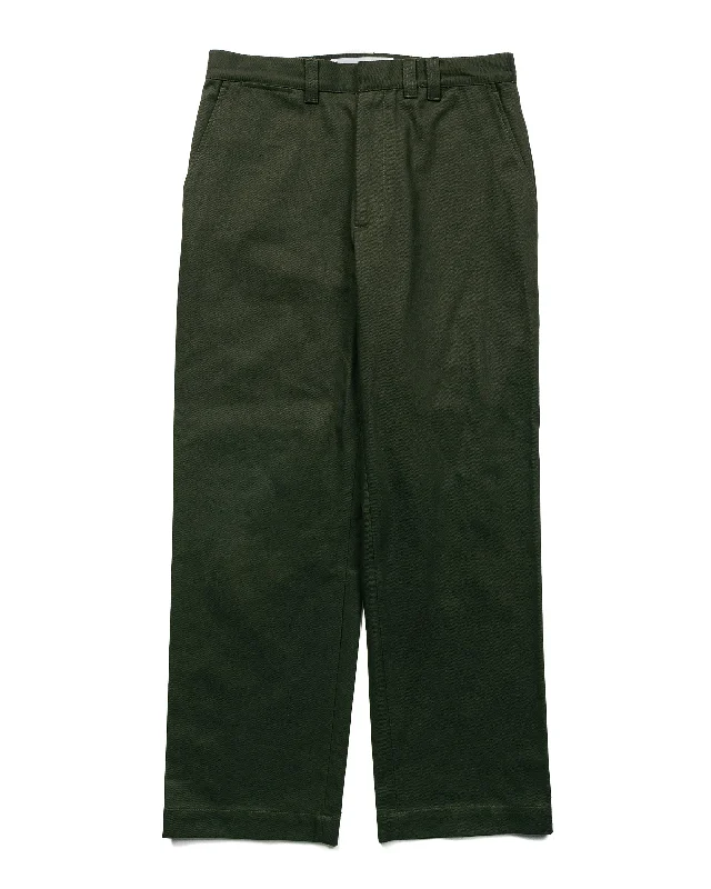 Pants-Striped-Randy's Garments Gusseted Work Pants Super Twill Dark Olive