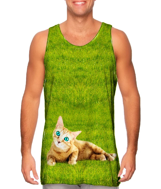 Tank-Top-Bamboo-Cool Cat Bright Eyes