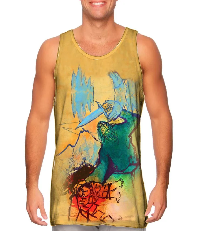 Tank-Top-Orange-Adi Holzer Adi Holzer - "The Sacrifice Of Isaac"