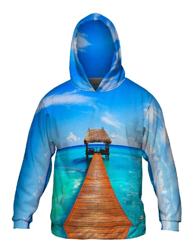 Hoodie-Heavyweight-Blue Caribbean Sea