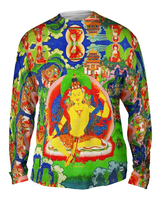 Long-Sleeve-Hip-Hop-"Bhutanese Thanka Of Guru Nyima Ozer"