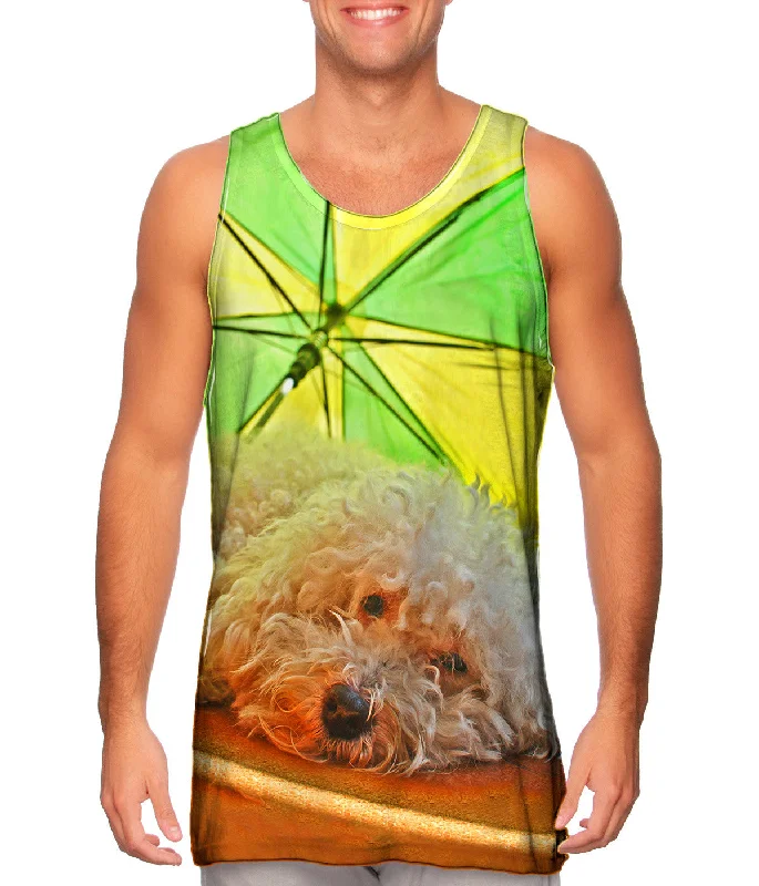 Tank-Top-Waterproof-Beach Bum Poodle