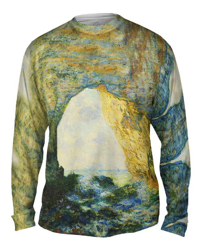 Long-Sleeve-Flex-Monet -"Rock Arch" (1883)