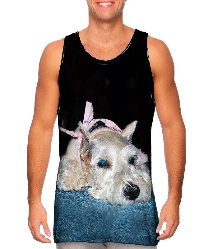 Tank-Top-Gym-Blue Rug Schnauzer