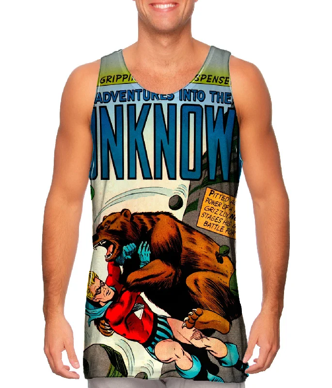 Tank-Top-Y2K-Style-Bear Attack Comic Retro