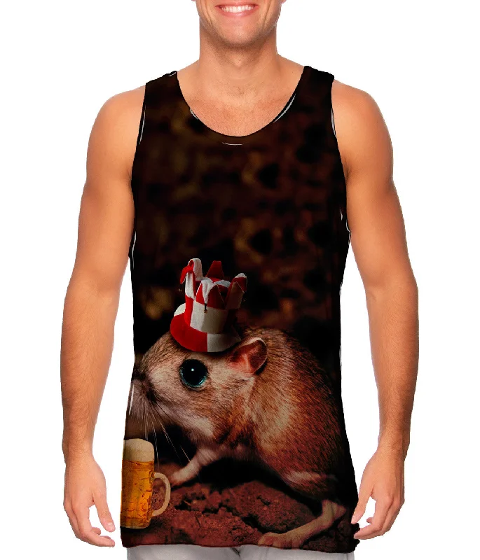 Tank-Top-Daily-Wear-Beer Kangaroo Rat