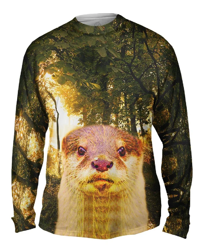 Long-Sleeve-Orange-Serious Otter