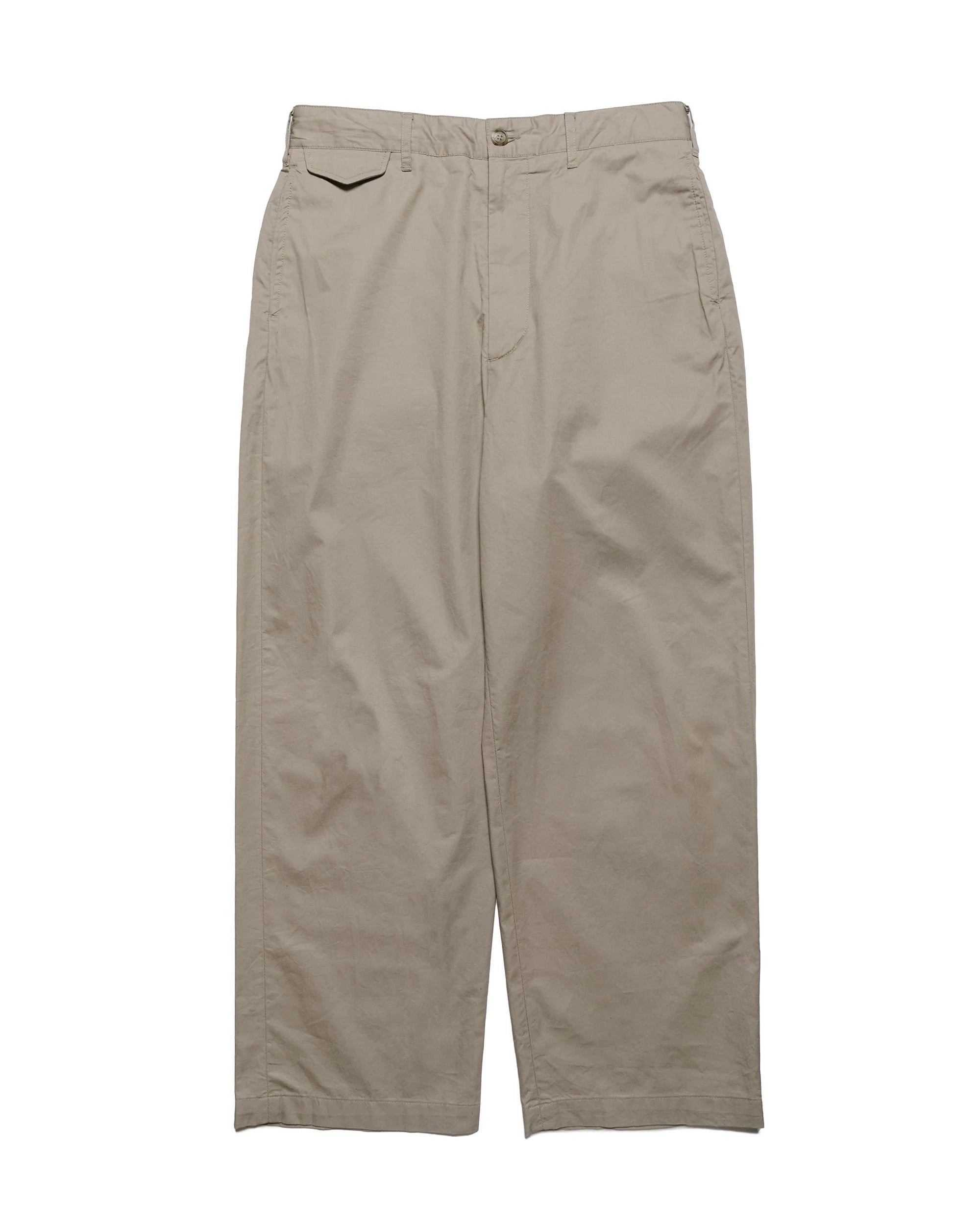 Pants-Sweatproof-Engineered Garments Officer Pant Khaki Highcount Twill