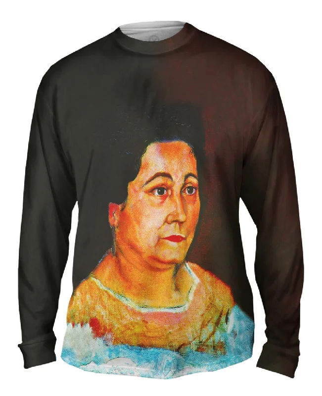 Long-Sleeve-Black-Salvador Dali - "Portrait of the Artists Mother" (1920)