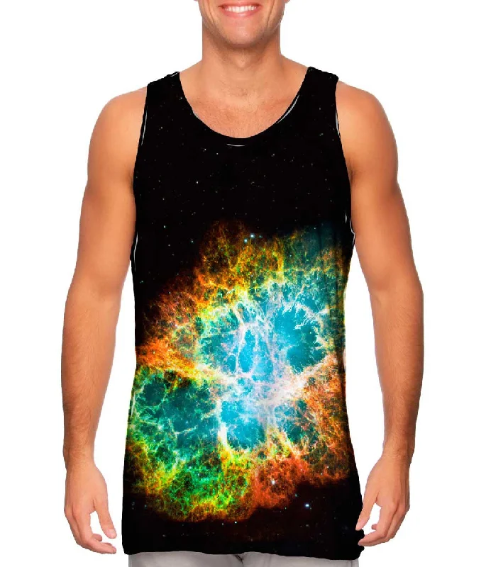 Tank-Top-Outdoor-Crab Nebula Space Galaxy