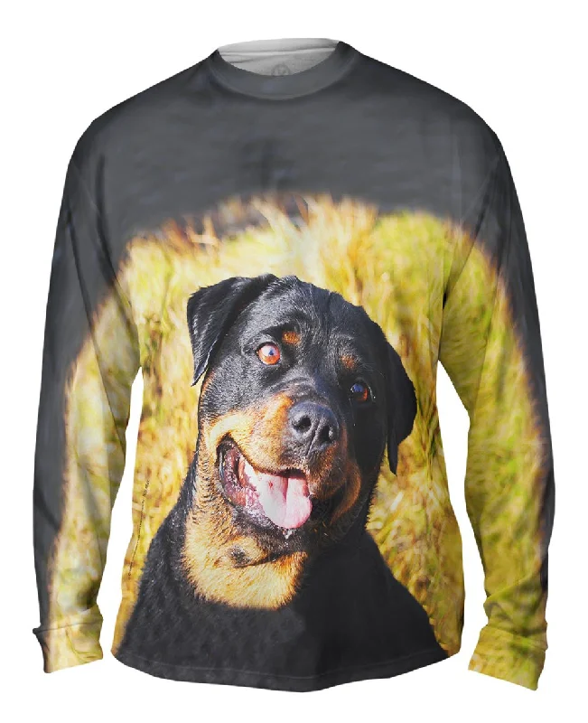 Long-Sleeve-Orange-Bashful Rottweiler