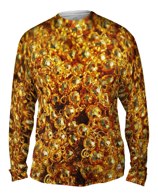 Long-Sleeve-Boho-Golden Christmas Bells