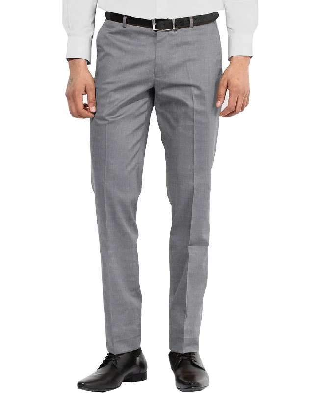 Pants-Workwear-Vitale Barberis Canonico- 110s Silver Light Grey