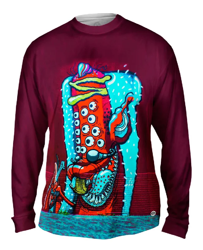 Long-Sleeve-Sweatproof-Hotdog Eyes Graffiti Art Basel Miami 2013