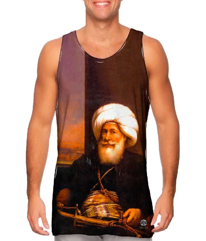 Tank-Top-Casual-Auguste Couder - "Mehemet Ali Viceroy of Egypt." (1841)