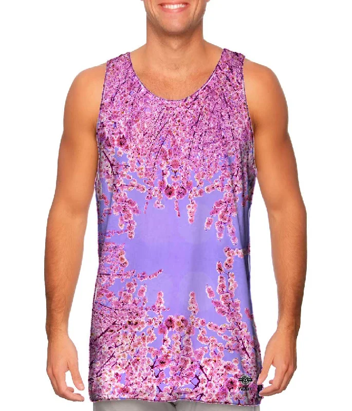 Tank-Top-Beige-Cherry Blossom Explosion