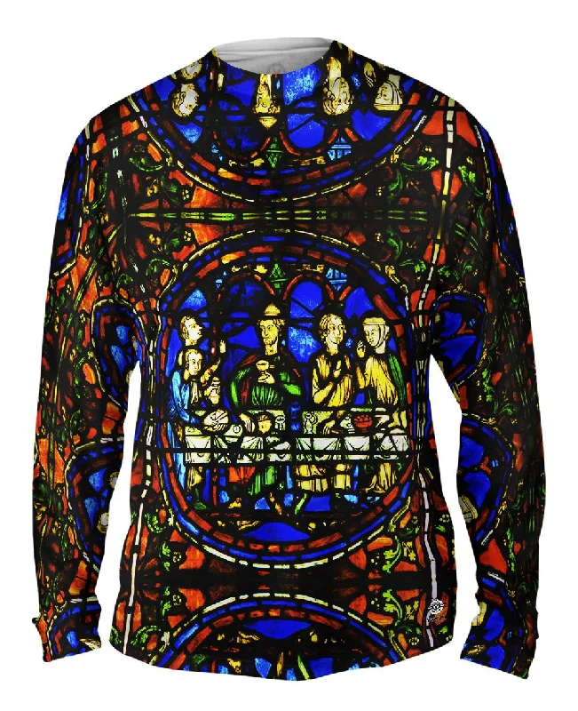 Long-Sleeve-Daily-Wear-Vitrail Chartres - "Notre-Dame de Chartres cathedral"